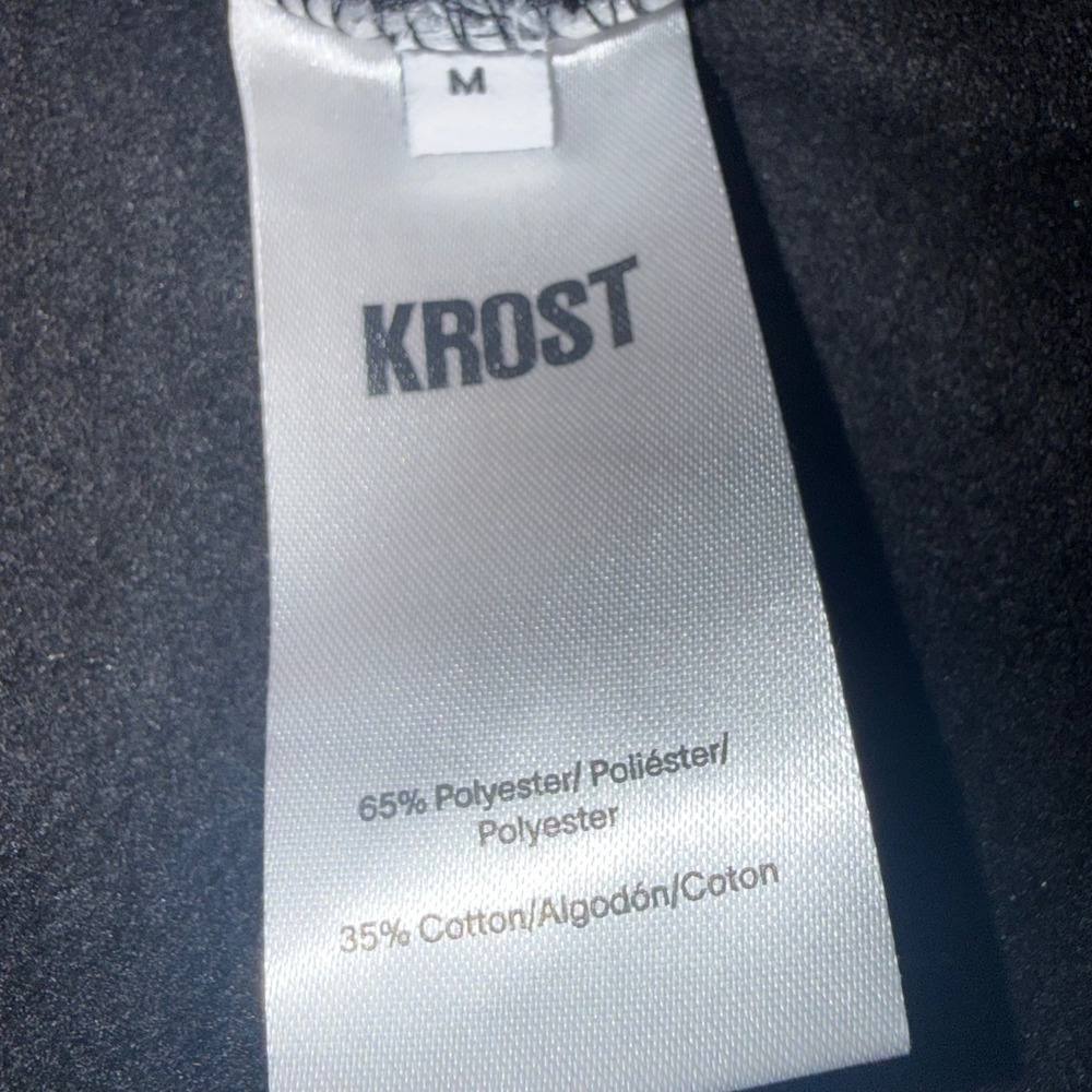 KROST Mens Black Fleece 5-Pocket Sweatpants Drawstring Joggers Size M NEW - Picture 11 of 11
